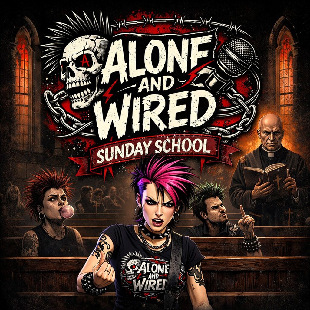 Alone and Wired Sunday School Sleeve